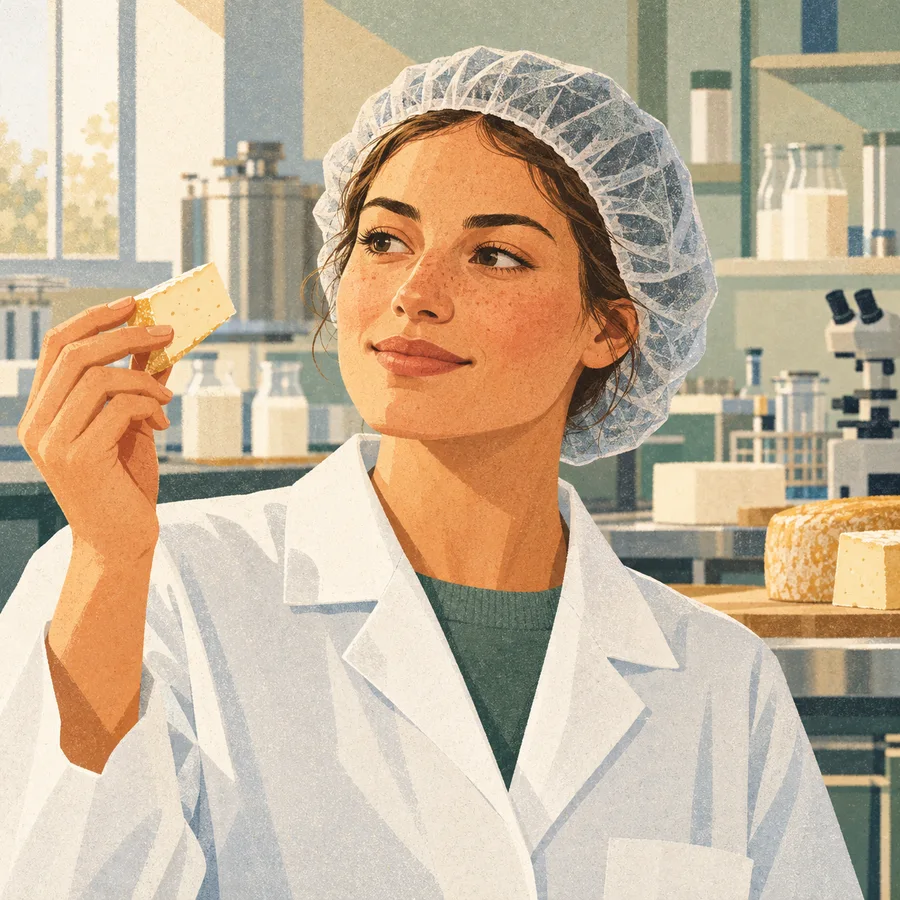 Portrait of a food technologist