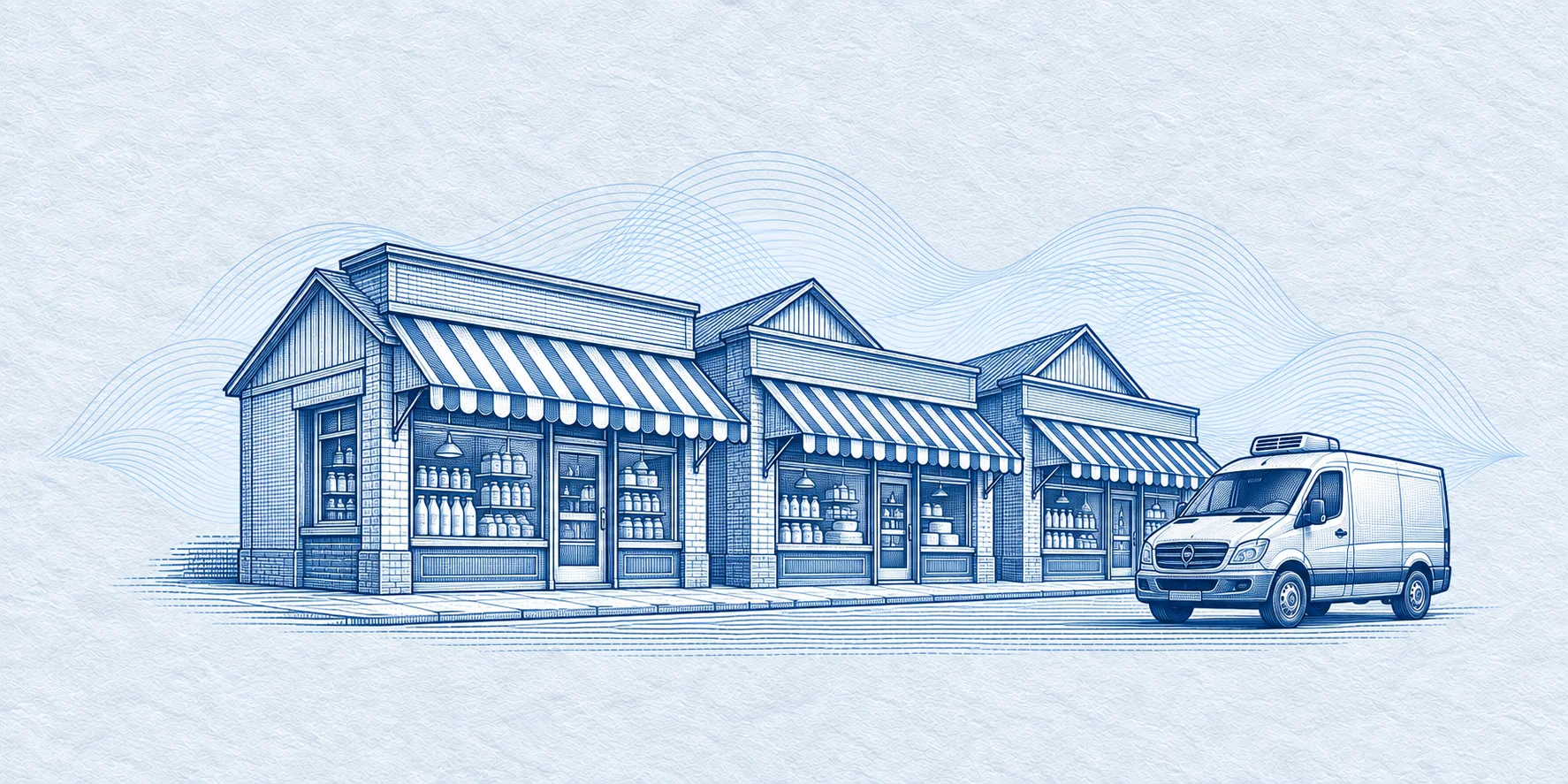 Banknote engraving of new retail locations and store equipment