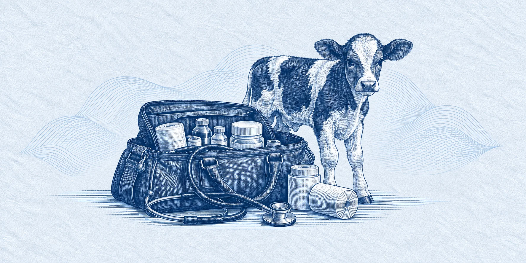 Banknote engraving of veterinary service supplies and clinical consumables