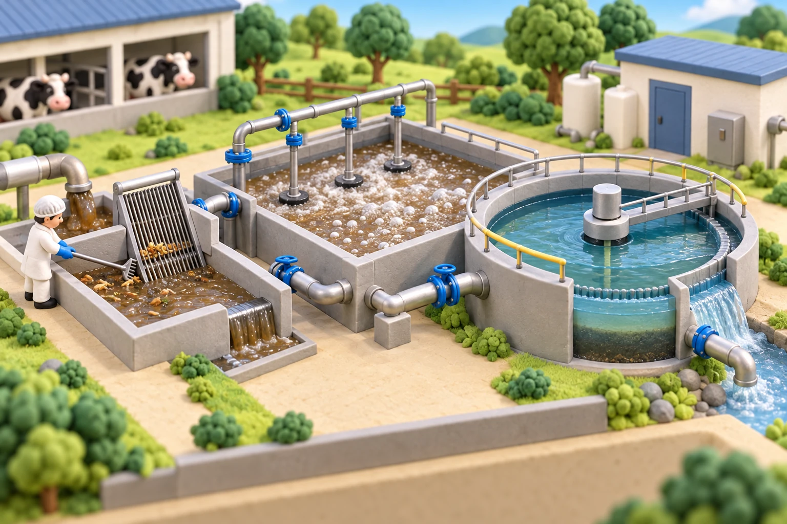 Wastewater Treatment Plant Implementation implementation work