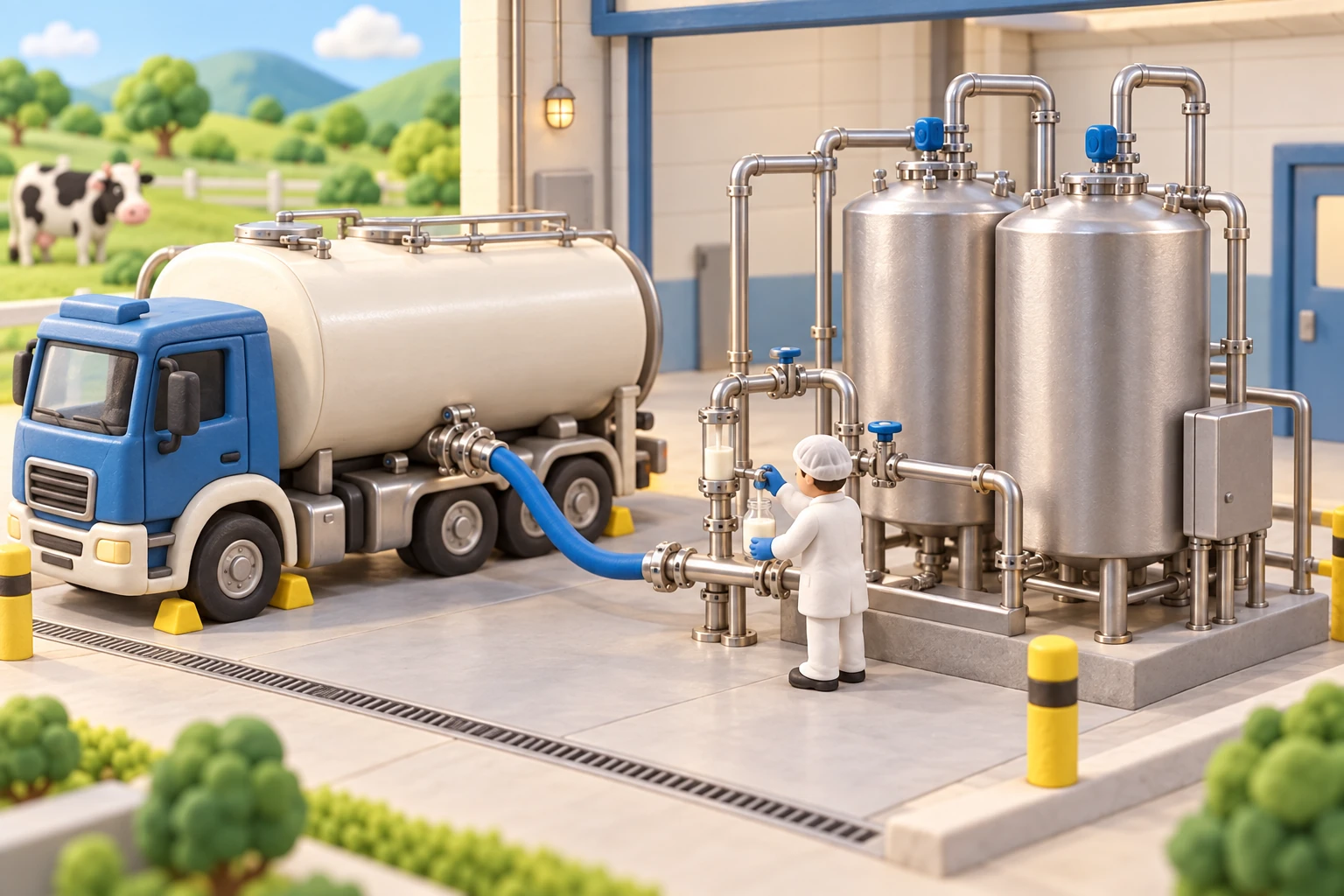 Milk Reception System Implementation implementation work