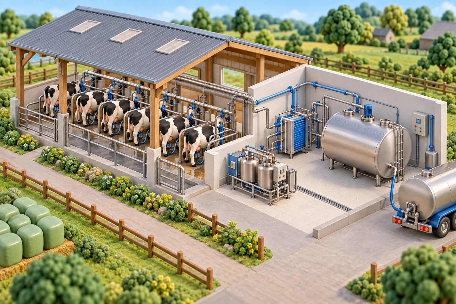 Farm Milk System Implementation implementation work