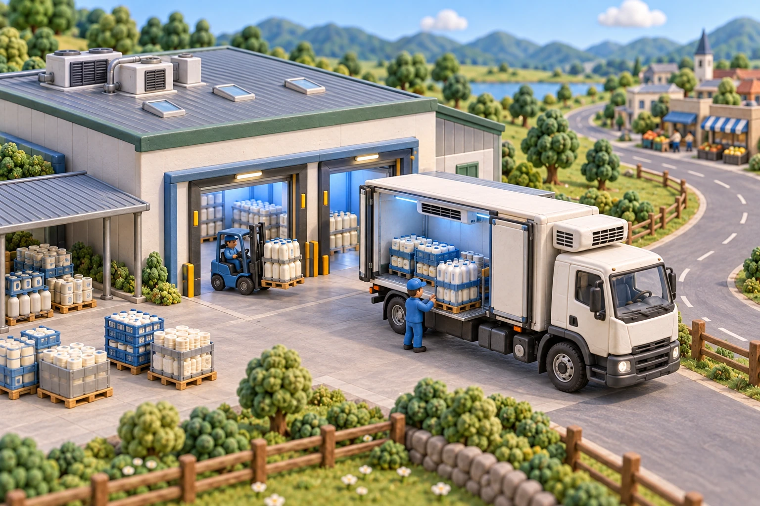 Launch Distribution, Cold Chain & Market Delivery implementation work